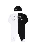 Multicolor Set With Logo For Babykids Balmain Multicolor Set With Logo For Babykids