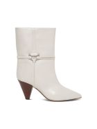 Isabel Marant Lilet Boots In Smooth Leather Isabel Marant Lilet Boots In Smooth Leather - White