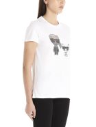 Karl Lagerfeld 'karl & Choupette' T-shirt Karl Lagerfeld 'karl & Choupette' T-shirt - White