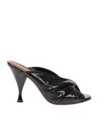 L'autre Chose Mules In Painted Nappa L'Autre Chose Mules In Painted Nappa - Black