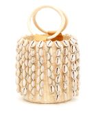 Sensi Studio Wicker Mini Bag With Cowrie Shells Sensi Studio Wicker Mini Bag With Cowrie Shells - NATURAL (Beige)