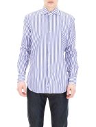 Mazzarelli Striped Shirt Mazzarelli Striped Shirt - RIGA BLU FDO BIANCO (White)