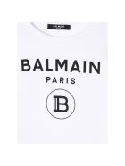 Balmain Kids Sweatshirt With Print Balmain Kids Sweatshirt With Print - Bianco