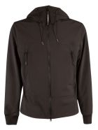 C.P. Company Short Zipped Hoodie C.P. Company Short Zipped Hoodie - Black