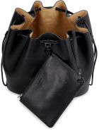 Jil Sander Leather Bucket Bag Jil Sander Leather Bucket Bag - black
