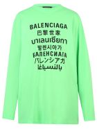 Balenciaga Branded T-shirt Balenciaga Branded T-shirt - Verde