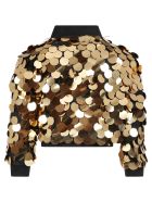 Sonia Rykiel Black Jacket For Girl With Sequins Sonia Rykiel Black Jacket For Girl With Sequins - Gold