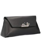 Alexander McQueen Skull Leather Clutch Alexander McQueen Skull Leather Clutch - black