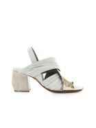 Ixos White Gold Heeled Sandal IXOS White Gold Heeled Sandal - Gesso / Oro