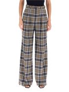 Gabriela Hearst Vargas Tartan Trousers Gabriela Hearst Vargas Tartan Trousers - CAMEL GREY CHECK (Brown)