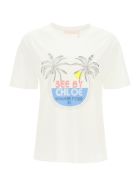 See by Chloé Summer Tour Print T-shirt See by Chloé Summer Tour Print T-shirt - Bianco