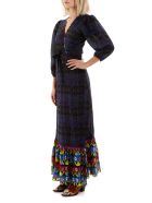 Jessie Western Rainbow Stars Long Dress Jessie Western Rainbow Stars Long Dress - BLUE BLACK (Blue)