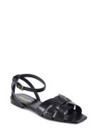 Saint Laurent Flat Tribute Sandals Saint Laurent Flat Tribute Sandals - Black