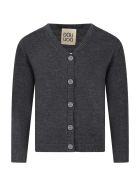 Douuod Grey Cardigan For Kids Douuod Grey Cardigan For Kids - Grey