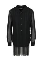 Comme des Garçons Comme des Garçons Fringes Chiffon Shirt Comme des Garçons Comme des Garçons Fringes Chiffon Shirt - Black