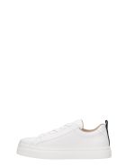 Chloé Lauren Sneakers In White Leather Chloé Lauren Sneakers In White Leather - Bianco