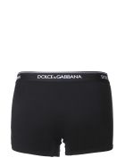 Dolce & Gabbana Pack Of Two Boxers Dolce & Gabbana Pack Of Two Boxers - Nero