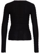 Bottega Veneta Cotton Sweater With Pompon Detail Bottega Veneta Cotton Sweater With Pompon Detail - Black