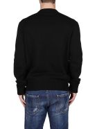 Alexander McQueen Black Wool Jumper Alexander McQueen Black Wool Jumper - BLACK WHITE
