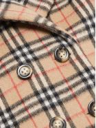 Burberry Vintage Check Pea Coat Burberry Vintage Check Pea Coat - Check