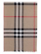 Burberry Check Motif Scarf Burberry Check Motif Scarf - Beige