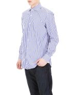 Mazzarelli Striped Shirt Mazzarelli Striped Shirt - RIGA BLU FDO BIANCO (White)