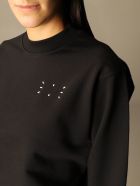 Mcq Sweatshirt Mcq Crewneck Sweatshirt In Cotton With Logo McQ Alexander McQueen Mcq Sweatshirt Mcq Crewneck Sweatshirt In Cotton With Logo - Black