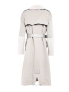 Elizabeth Sulcer's Capsule Cotton Drill, Metal-free Shearling And Leather Trench For Woman Mr & Mrs Italy Elizabeth Sulcer's Capsule Cotton Drill, Metal-free Shearling And Leather Trench For Woman - WHITE / SAIL WHITE