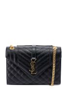 Saint Laurent Envelope Shoulder Bag Saint Laurent Envelope Shoulder Bag - Black