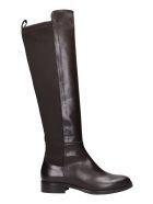 Fabio Rusconi Low Heels Boots In Brown Leather Fabio Rusconi Low Heels Boots In Brown Leather - brown
