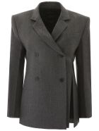 Rokh Distorted Blazer Rokh Distorted Blazer - DIM GREY (Grey)