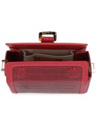 Nico Giani Cerea Crocodile Print Leather Bag Nico Giani Cerea Crocodile Print Leather Bag - red