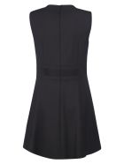 RED Valentino Rear Zipped Sleeveless Dress RED Valentino Rear Zipped Sleeveless Dress - Black