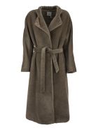 Agnona Coat Taupe Agnona Coat Taupe - Brown