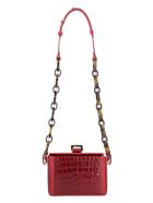 Nico Giani Cerea Crocodile Print Leather Bag Nico Giani Cerea Crocodile Print Leather Bag - red