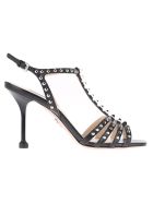 Prada Sandals LEATHER SANDALS WITH STUDS