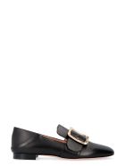 Bally Janelle Leather Loafers Bally Janelle Leather Loafers - black