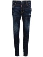 Dsquared2 Denim Jeans With Color Splash Detail Dsquared2 Denim Jeans With Color Splash Detail - Blu