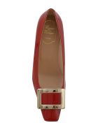 Patent Belle Vivier Pump Red Roger Vivier Patent Belle Vivier Pump Red - Rosso