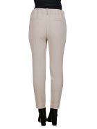 Beige Silk-blend Trousers Brunello Cucinelli Beige Silk-blend Trousers - Beige