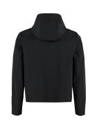 Prada Technical Fabric Hooded Jacket Prada Technical Fabric Hooded Jacket - black