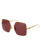 Ff 0439/s Sunglasses Fendi Ff 0439/s Sunglasses - 001U1 YELLOW GOLD