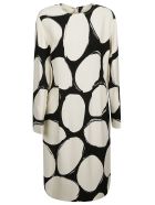 Marni Printed Long Dress Marni Printed Long Dress - Bianco