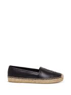 Saint Laurent Monogram Leather Espadrilles Saint Laurent Monogram Leather Espadrilles - Black