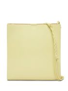 Jil Sander Tangle Crossbody Bag In Beige Leather With Logo Jil Sander Tangle Crossbody Bag In Beige Leather With Logo - Beige