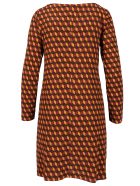 Malìparmi Ice Cube Dress Malìparmi Ice Cube Dress - RED / BEIGE
