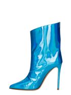 Alexandre Vauthier High Heels Ankle Boots In Cyan Leather Alexandre Vauthier High Heels Ankle Boots In Cyan Leather - cyan