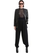 Magda Butrym Pants In Black Cotton Magda Butrym Pants In Black Cotton - black