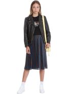Golden Goose Amber Skirt In Blue Polyamide Golden Goose Amber Skirt In Blue Polyamide - blue