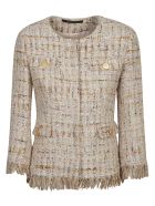 Tagliatore Classic Tweed Jacket Tagliatore Classic Tweed Jacket - Beige